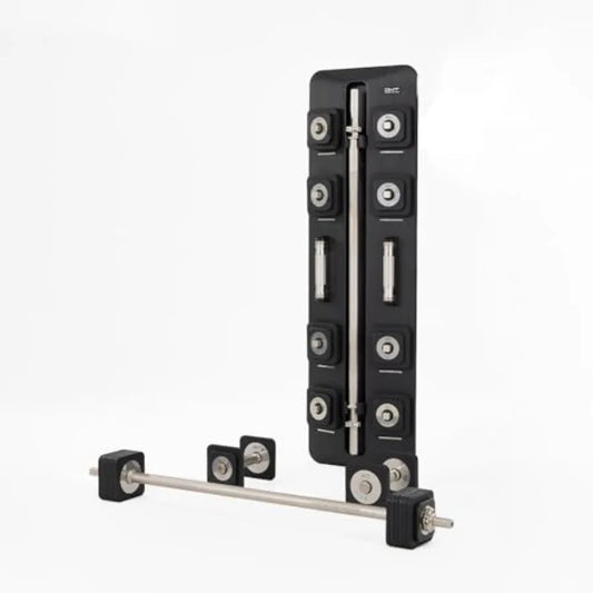 2.2-50 lbs Adjustable Dumbbells Set with Rack Free Weights for Home Gym Office Anti-Rolling Steel Dumbbell Barbell Wall-Mounted