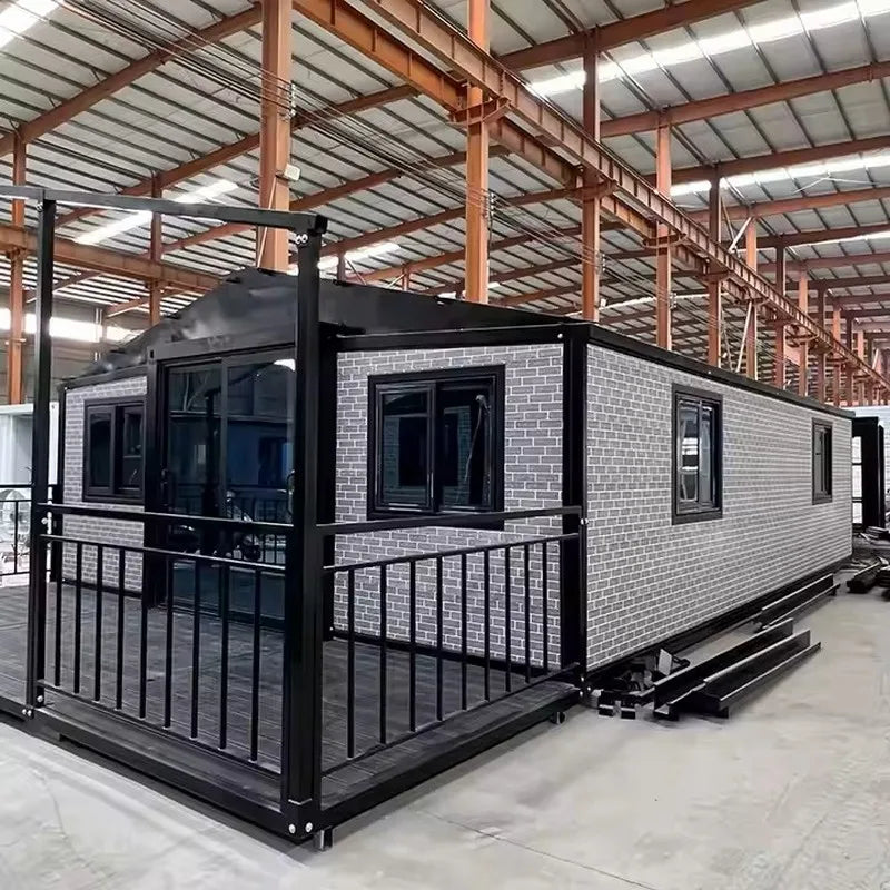 Custom prefabricated modular houses Double Wing Expansion Container 20ft 40ft Beautiful Easy to Install Expandable Box House