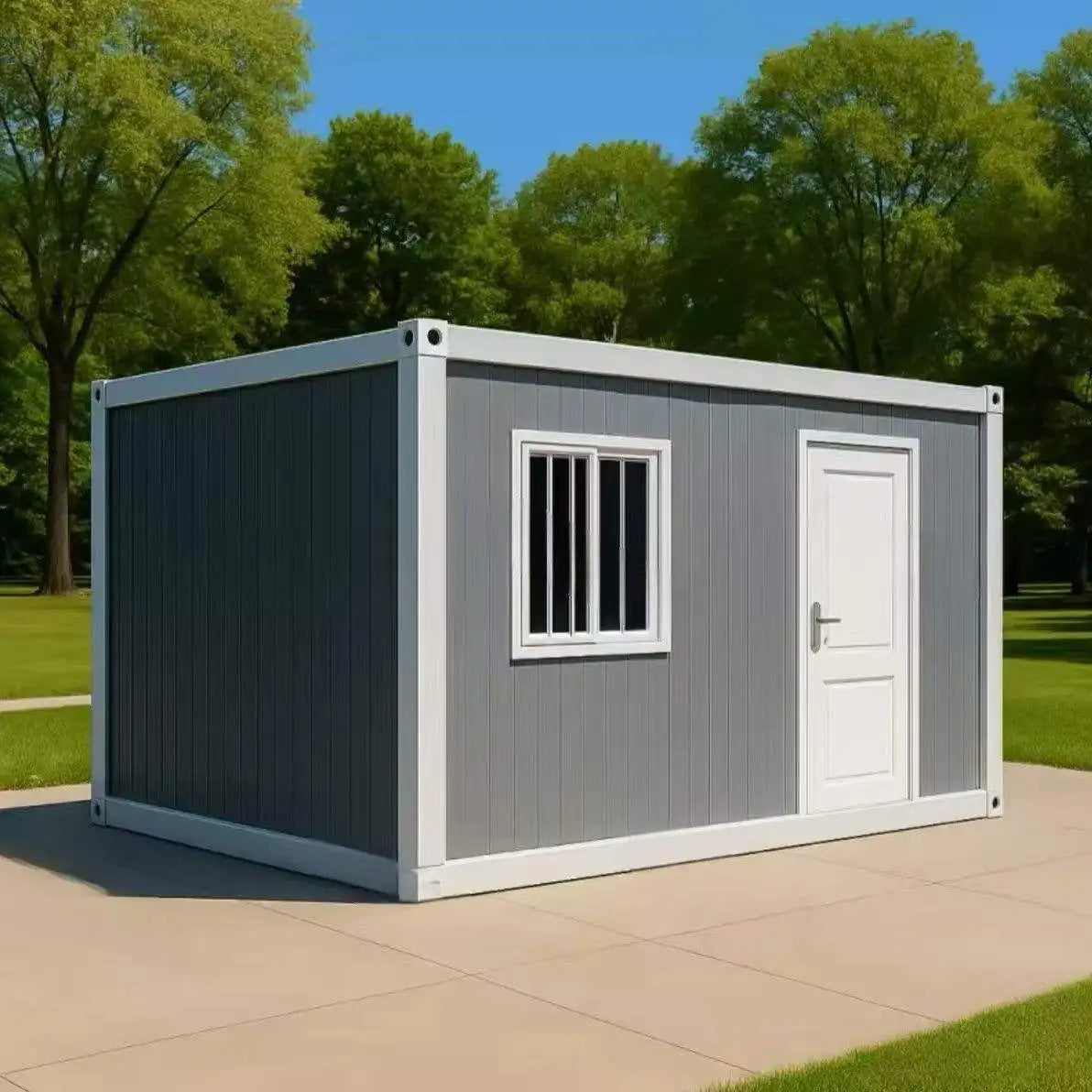Rust Protection Aluminum Alloy Container House Warm in Winter and Cool in Summer Container Rainproof Expandable Prefab House