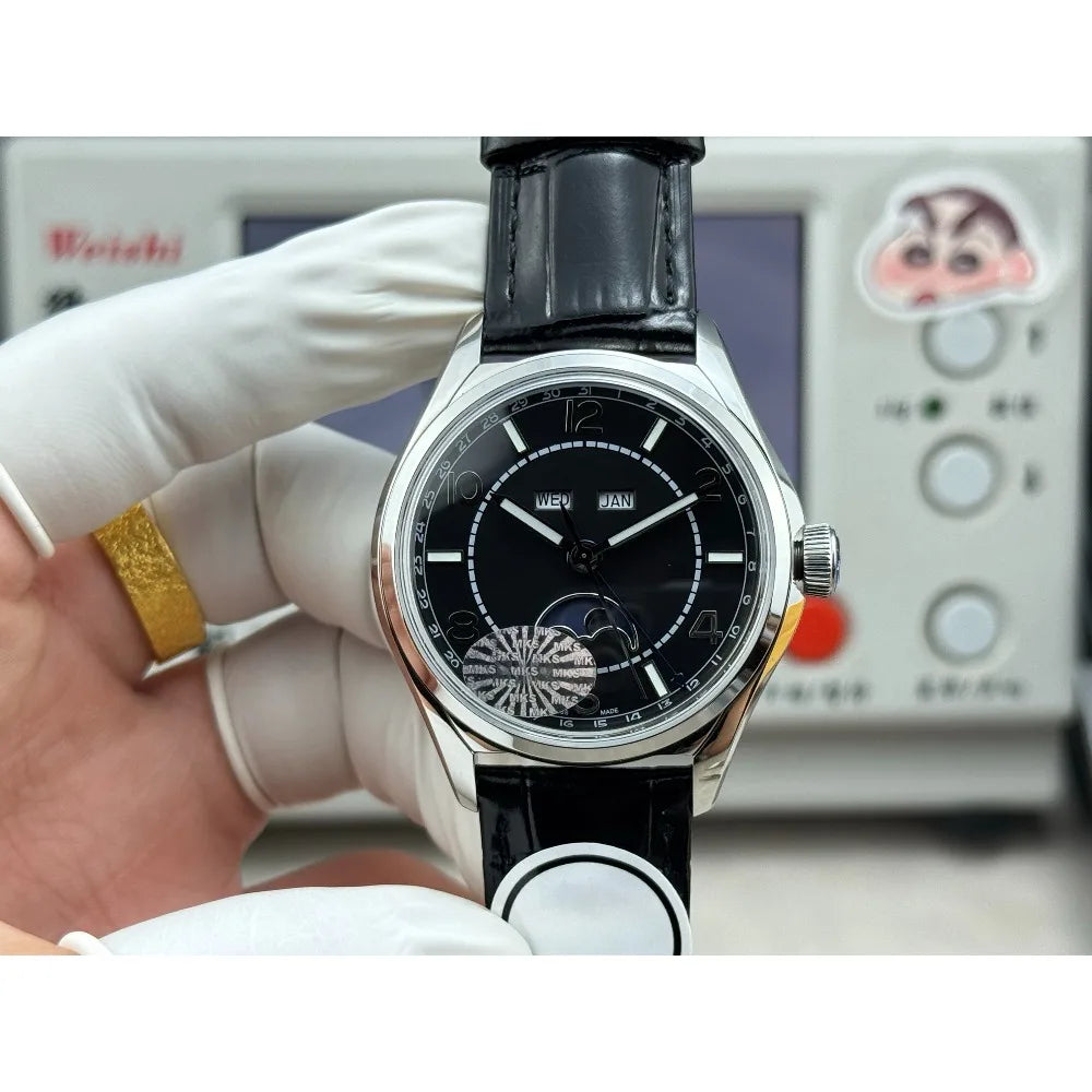 2026 New Top Brand Reissue Watch with Versatile Case and Moon Phase Design for Men