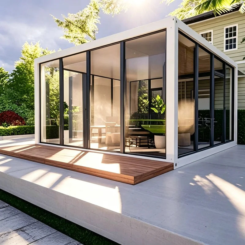 Mini Homes To Live In Luxury Prefabricated House Stackable Foldable Container House Site Foldable Home