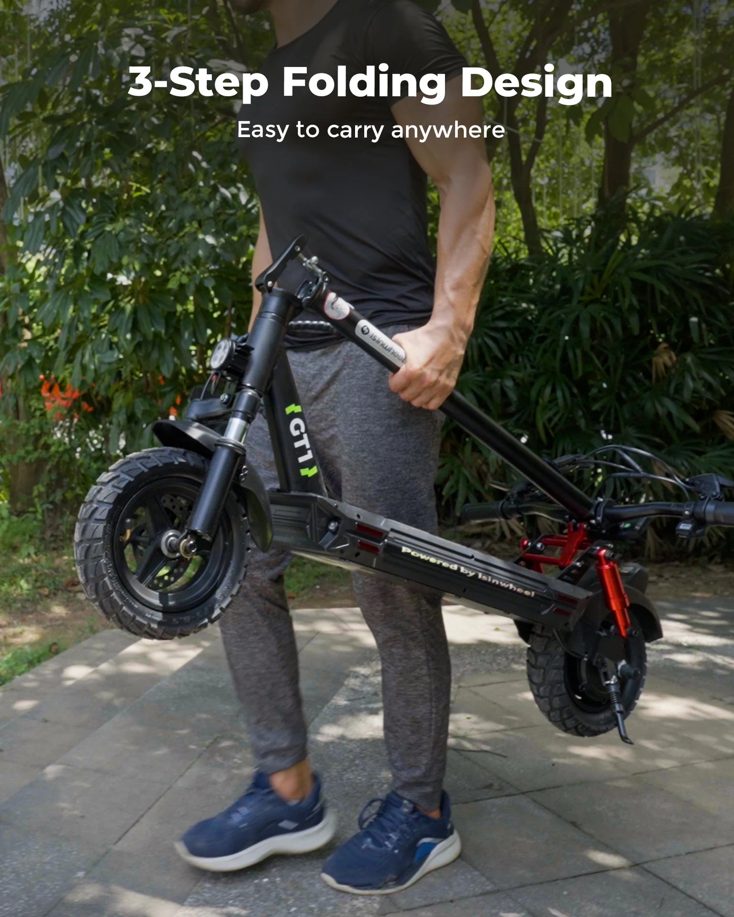 Electric Scooter For Adult Isinwheel 10" With 800W Motor Top Speed 28Mph E-Scooter APP Connection 10AH Range 28Miles Load 330Ibs