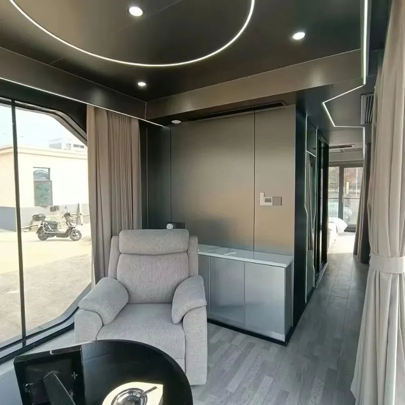 3 Bedroom Prefabricated Expandable House -20/40ft Foldable Container Home with Modern Luxury Design & Modular Portable Structure