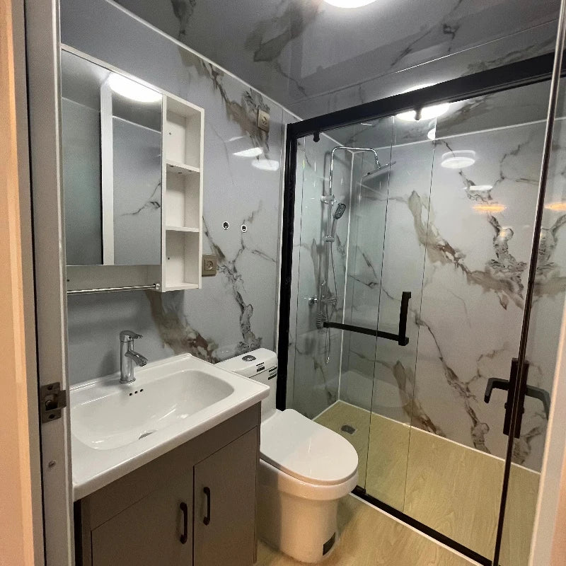 Custom 40ft Prefabricated Three-bedroom, Two-bathroom Container House Expandable House Cold-weather Insulated Micro-home