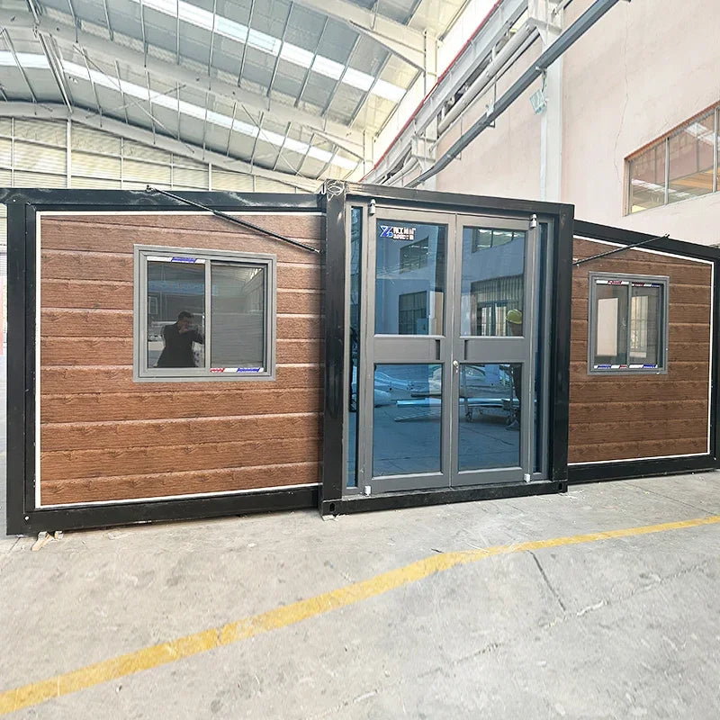 Customizable Foldable Container House Prefab Home Steel Structure Portable Tiny House for Camping Temporary Shelter Office Use