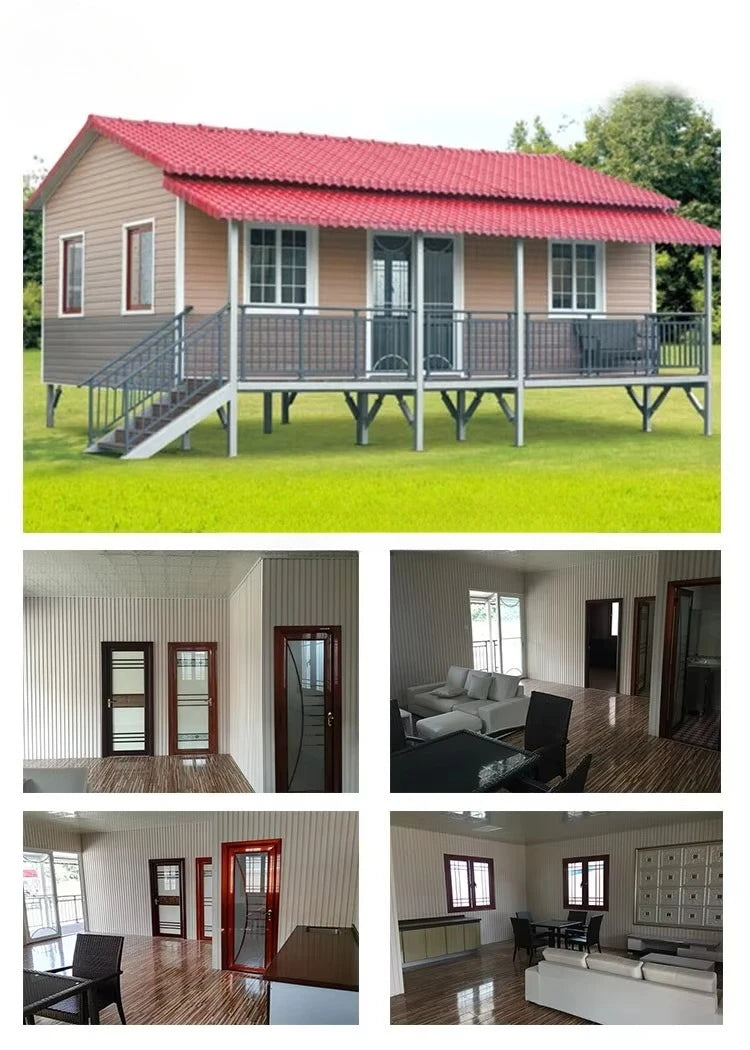 Manufacturer Modular Prefab Houses Travel Hotel Garden Cabin Casas Prefabricadas Tiny Villa Affordable Ready Prefabricated House