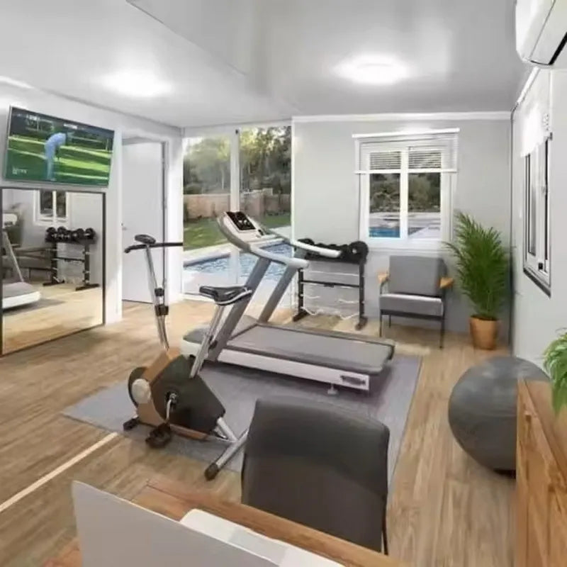 Pre-Fabricated 20ft  40FT Steel Sun Room Can Free Expansion Container House with 2 Bedroom