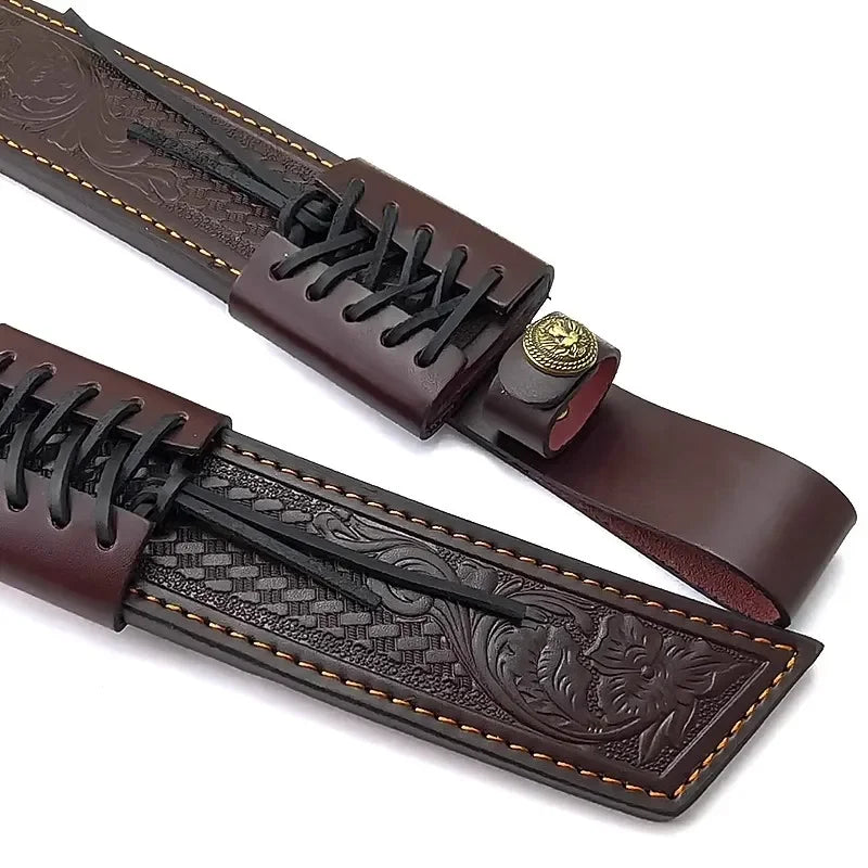Hunting  Sheath Fixed Blade  Sheath Leather Knife Sheaths Knife Holster Leather Knife Sheath Brown