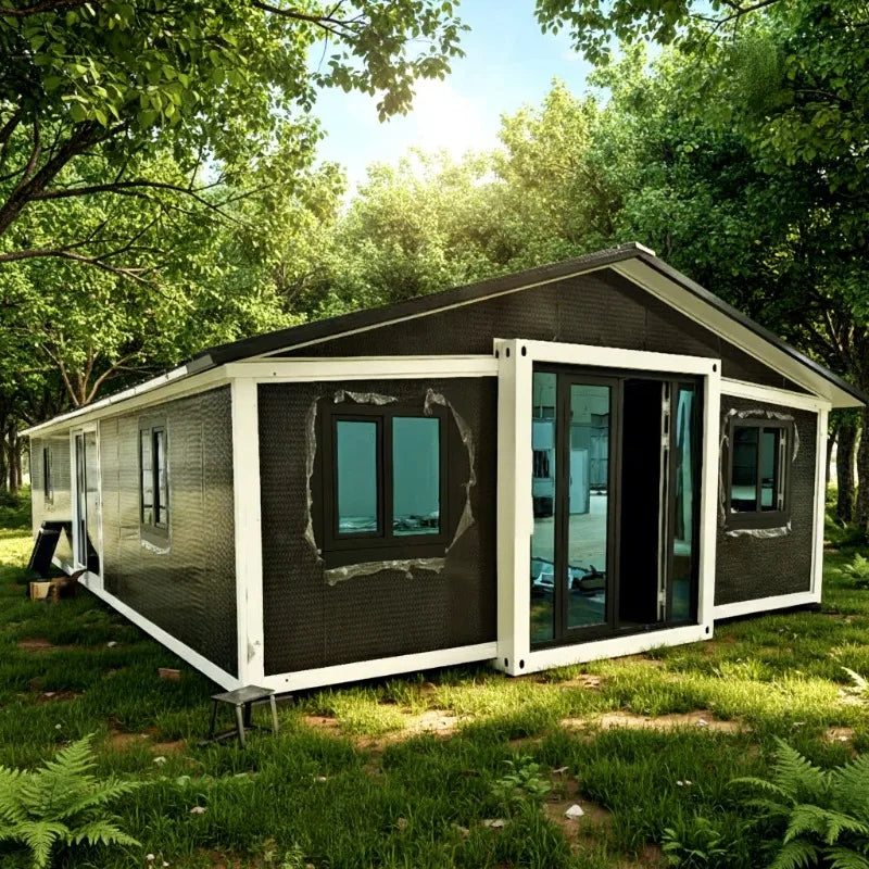 Expandable Container House Manufacturer Direct Wholesale 20ft 40ft Luxury Detachable House Mobile Tiny Home Vacation Room Cabins