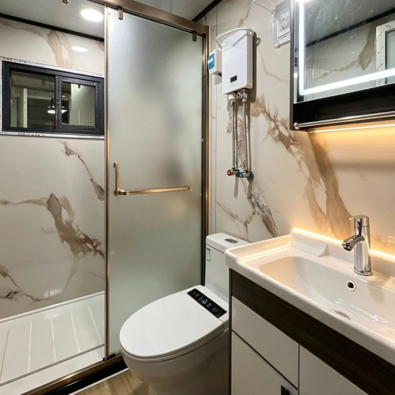 Luxury Expandable Container Home Durable Prefab House With Sound Insulation For Quiet Villa Hotel And Living