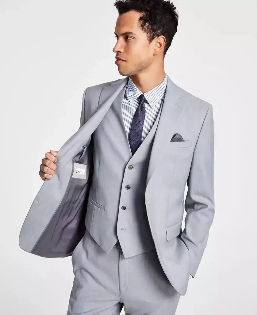 Bar III | Men's Slim-Fit Wool Sharkskin Suit Jacket, Created for Macy's