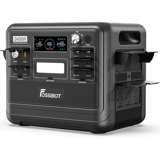 2400 Portable Power Station 2400W, 2048Wh LiePO4 Battery r Generator, 2H ast Charging or Home Backup, Outdoor Camping, RV, Ency