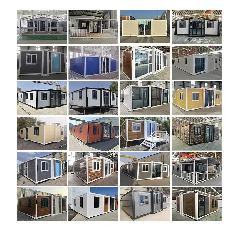 Expandable Container House Manufacturer Direct Wholesale 20ft 40ft Luxury Detachable House Mobile Tiny Home Vacation Room Cabins
