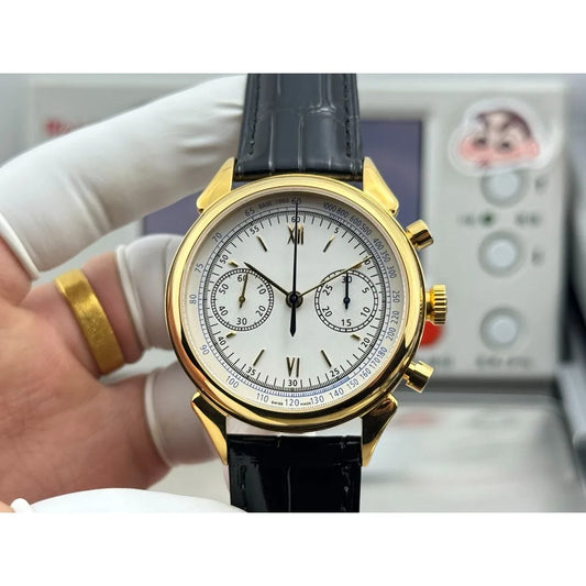 New Top Brand Reissue Watch with Versatile Case and Moon Phase Design for Men
