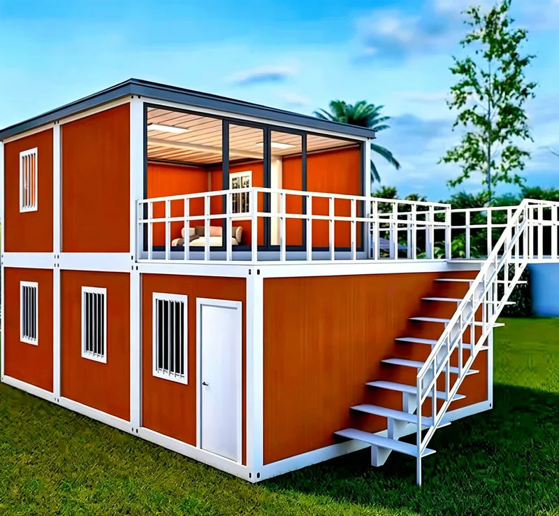 Mini Homes To Live In Luxury Prefabricated House Stackable Foldable Container House Site Foldable Home