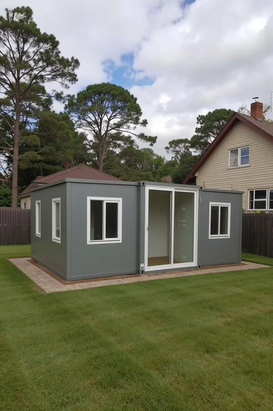 Prefabricated Modular Tiny Home 20ft 40ft Folding Mobile House 2 3 Bedrooms Luxury Expandable Container House Supermarket Modern