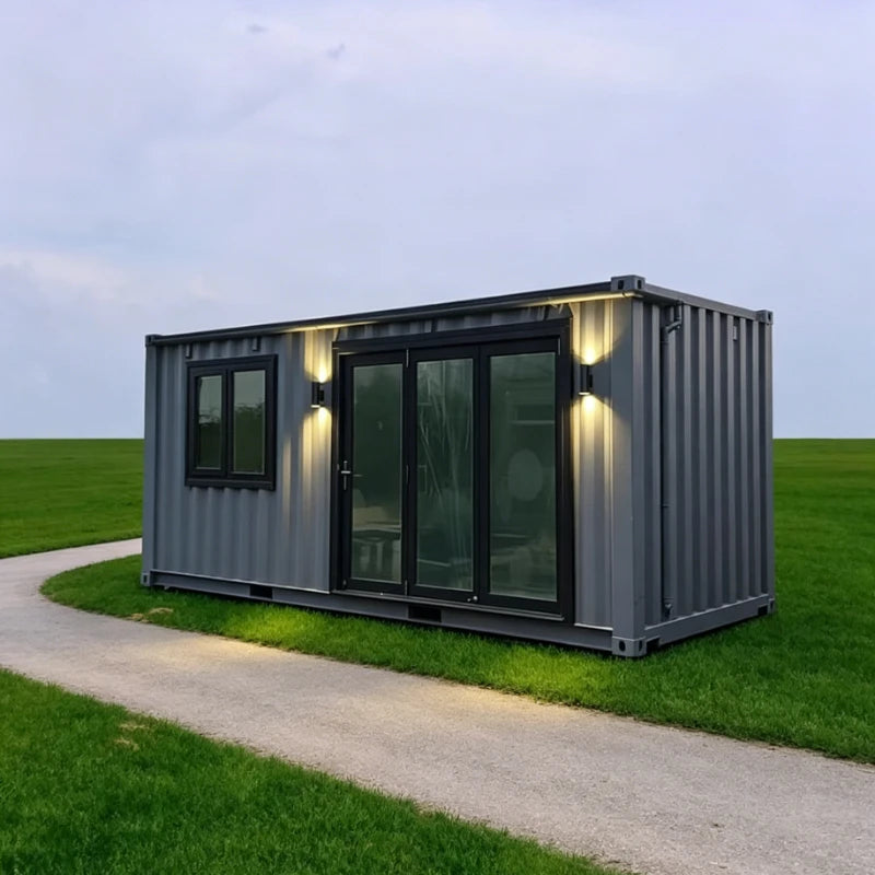 Customized Folding Container House 3 Bedroom Layout Prefabricated Modular Container Home For Family Living
