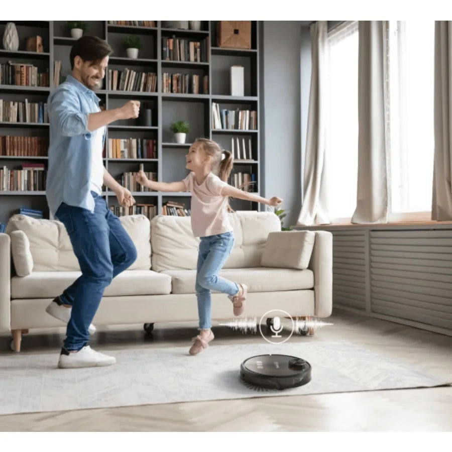 LDS Navigation Robot Vacuum Cleaner - 3-in-1 Vacuum/Sweep/Mop Wi-Fi Connected APP 2800Pa Suction 3200mAh Battery 160min Runtime