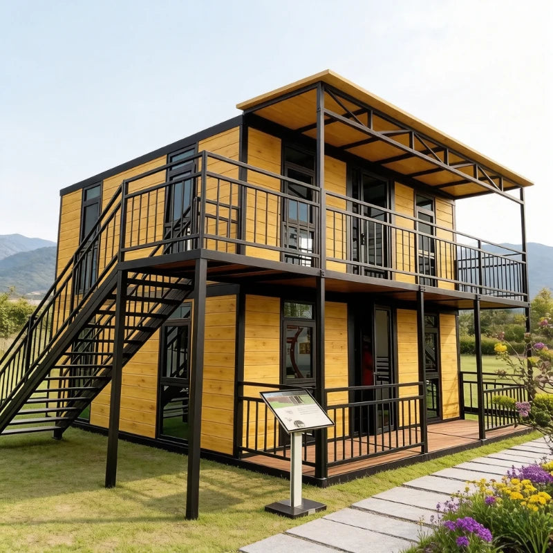 Directly Factory Sale Expandable Container House 2 3 4 Bedroom Prefabricated House Portable Mobile Tiny Home Steel Garden Rooms