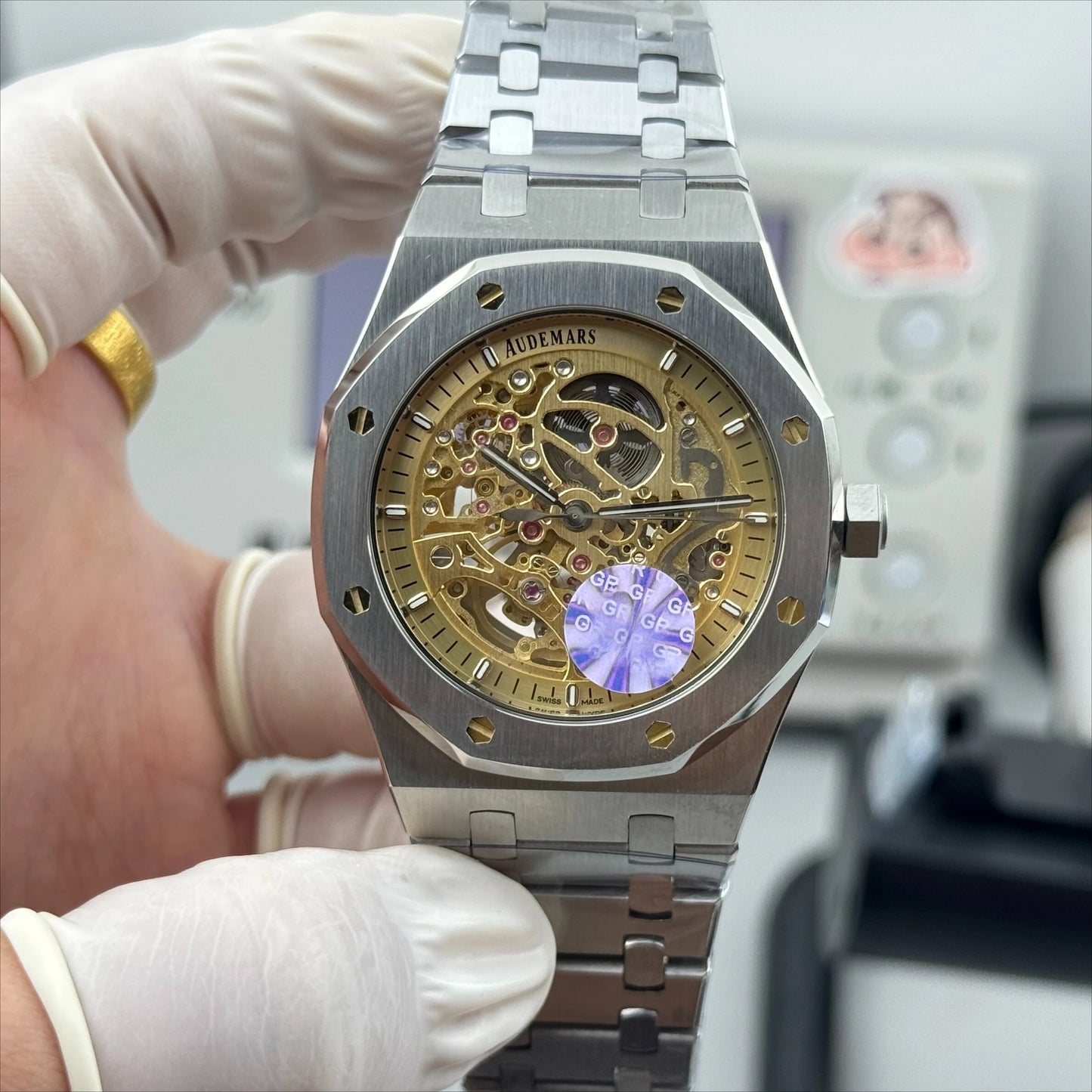 A+ Top Brand Reissue Watch with Versatile Case and Moon Phase Design for Men