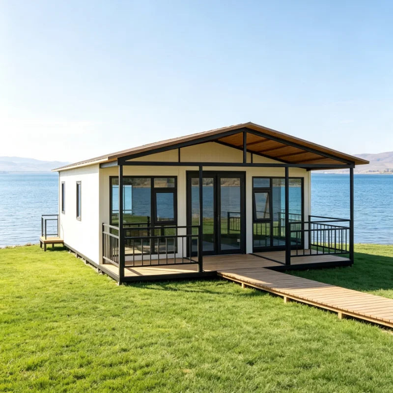 Customized Prefab Modular Cabin Solar Energy Compatible Insulated Soundproof Interior Anti Seismic Foldable Tiny Villa