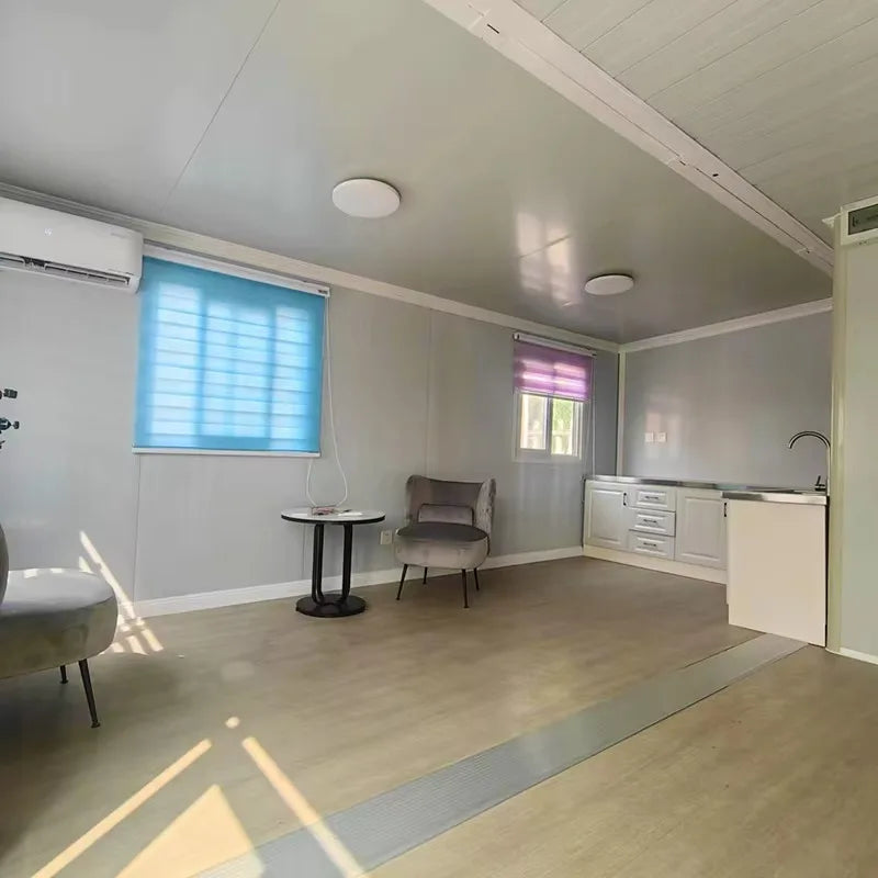 Customized Prefabricated House In Foldable Container Layout For Campsites RV Parks And Glamping Resorts