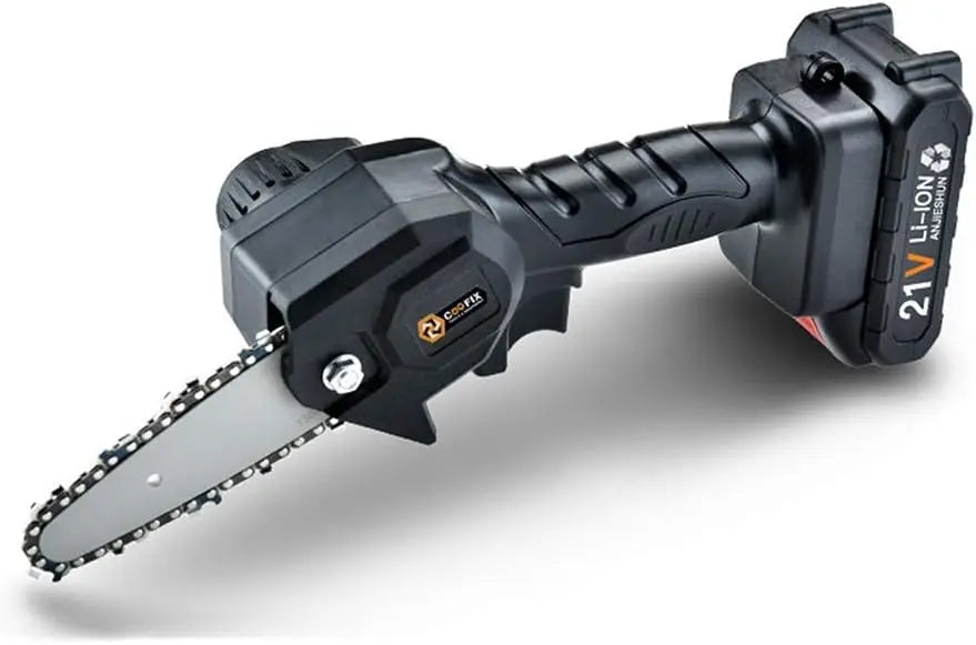 Mini Cordless Brushless Chain Saw Electric Pruning Saw with Non Slip Handle for Farms Ranches Home Garden Logging
