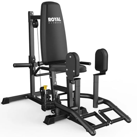 Hip Abductor Adductor Machine for Inner and Outer Thigh Glute Machine for Home Gym Black High-Resistance Strength Training Equi