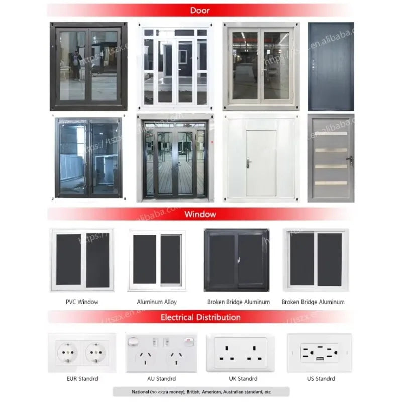 Customized Mobile Tiny House 3 4 Bedroom Folding Prefabricated Container House 20ft 40ft Luxury Expandable Container House