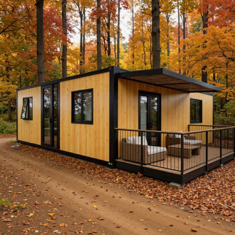 Expandable Container House Manufacturer Direct Wholesale 20ft 40ft Luxury Detachable House Mobile Tiny Home Vacation Room Cabins