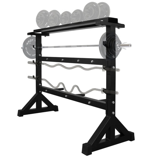 Dumbbell Rack Stand, Multifunctional Barbell Rack Weight Rack for Dumbbells, Heavy Duty Weight Storage Organizer Dumbbell