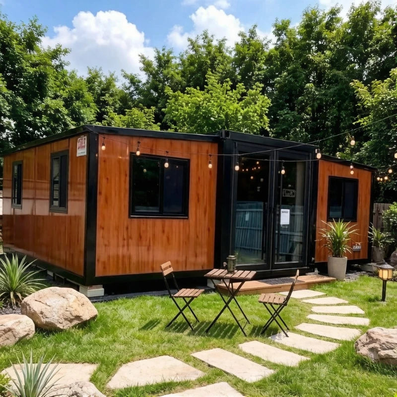 Luxury Tiny Home Expandable Container Houses Garden Greenhouses Mobile Portable House Modern Steel Structure Frame Folding Room