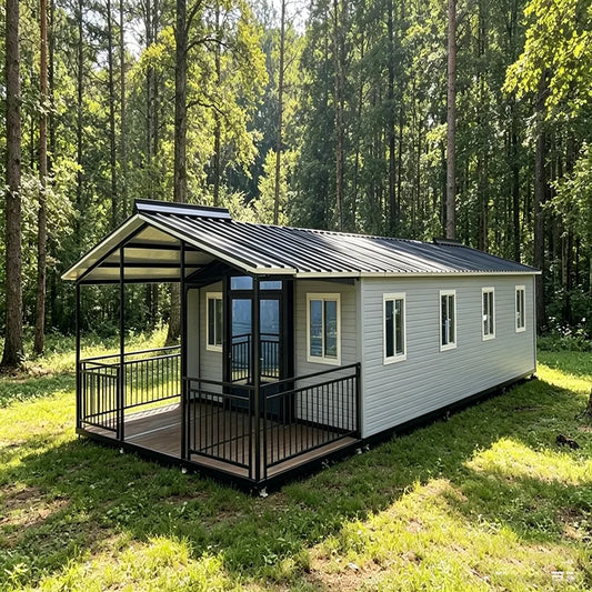 Customized Folding Container House 20ft Compact Movable Fireproof Temporary Living Vacation Cabin Remote Workspace Guard Booth