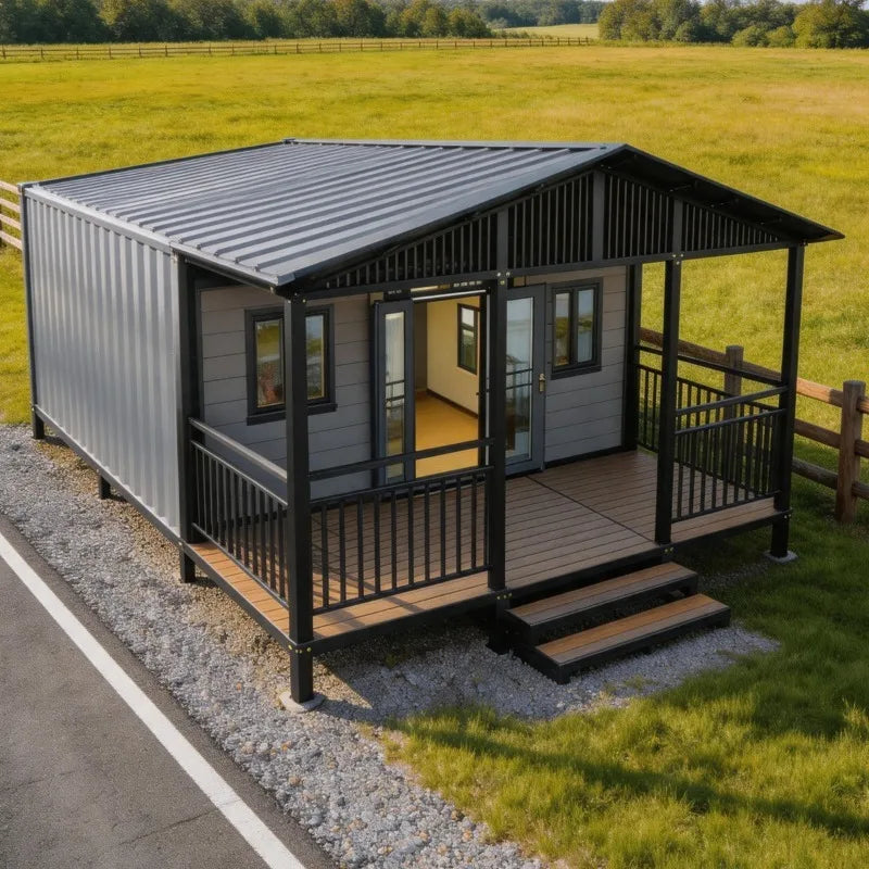 Factory Foldable Container House Modular House Mobile Home Office Dormitory Tiny Luxury Holiday Villa Container House