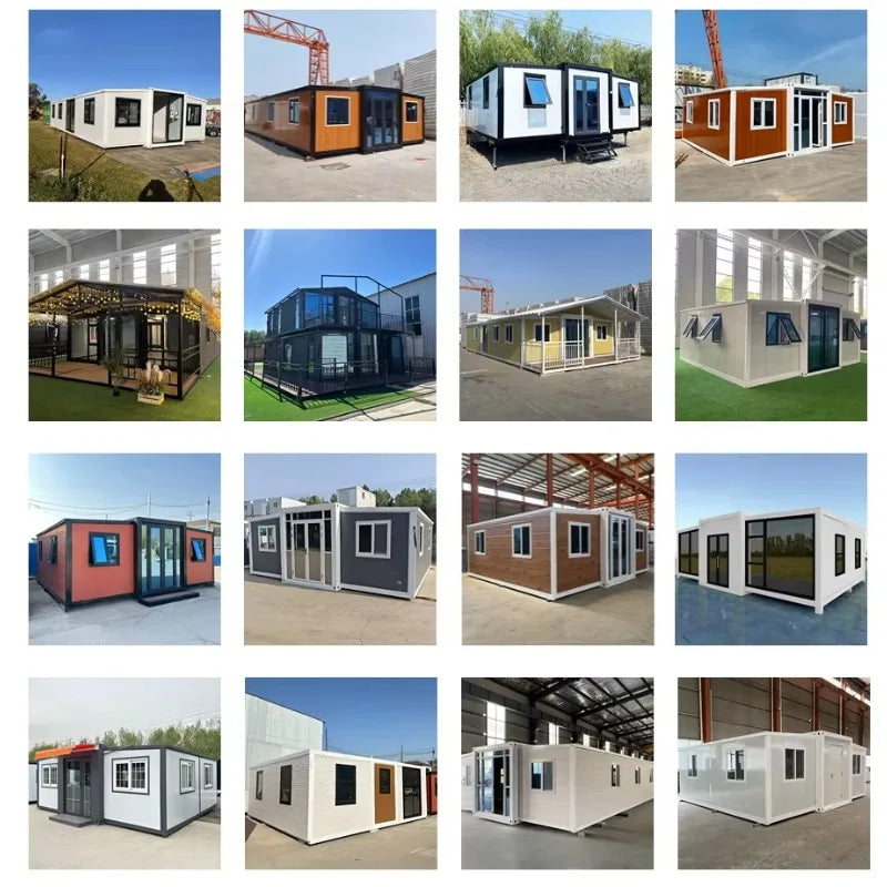 Directly Factory Sale Expandable Container House 2 3 4 Bedroom Prefabricated House Portable Mobile Tiny Home Steel Garden Rooms