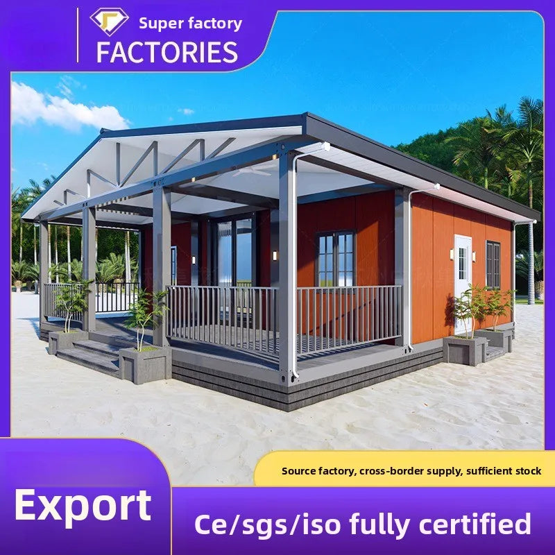 Factory Direct 20FT Combined Modular Container Villa, Prefabricated Movable Container Home, Custom  Residential House for Export