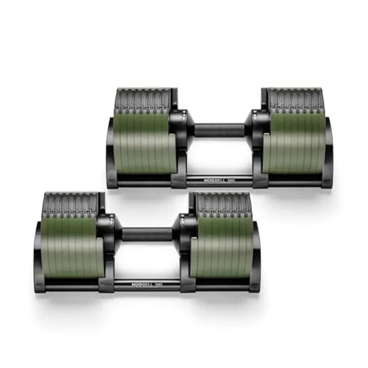 NOBELL Adjustable Dumbbell Set 5-50 LB or 5-80 LB Easy Twist 2024-25 Model All-In-One Weights Set Pair for Home Original Manufa