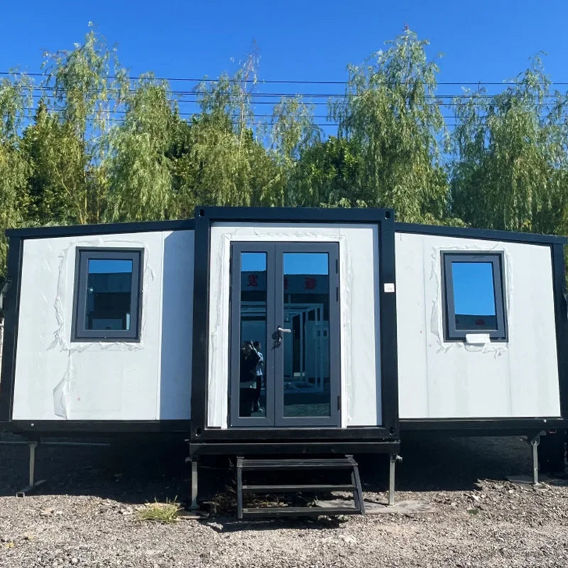 Customized Folding Container House 20ft 40ft Prefab Home Mobile Portable Building for Hotel Office Dormitory Temporary Shelter