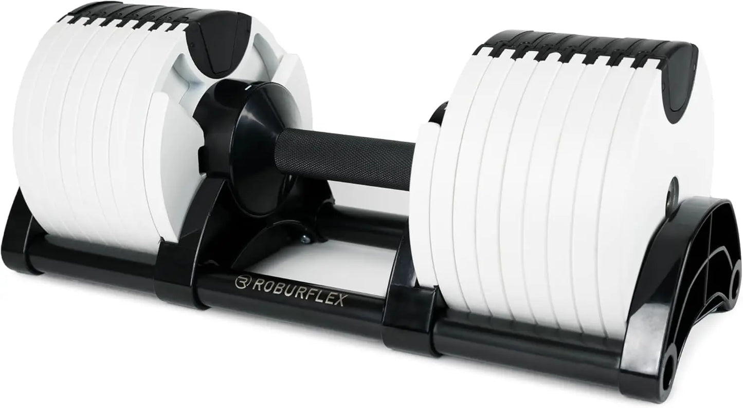 Adjustable Dumbbell 5-40lb Single, Quick Weight Change for Home Fitness