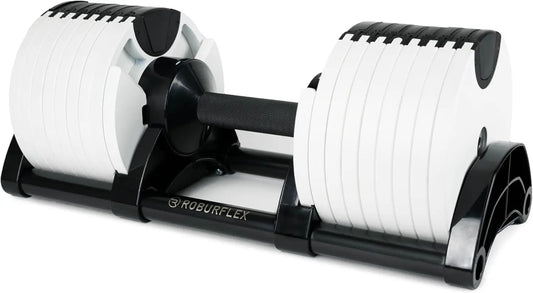 Adjustable Dumbbell 5-40lb Single, Quick Weight Change for Home Fitness
