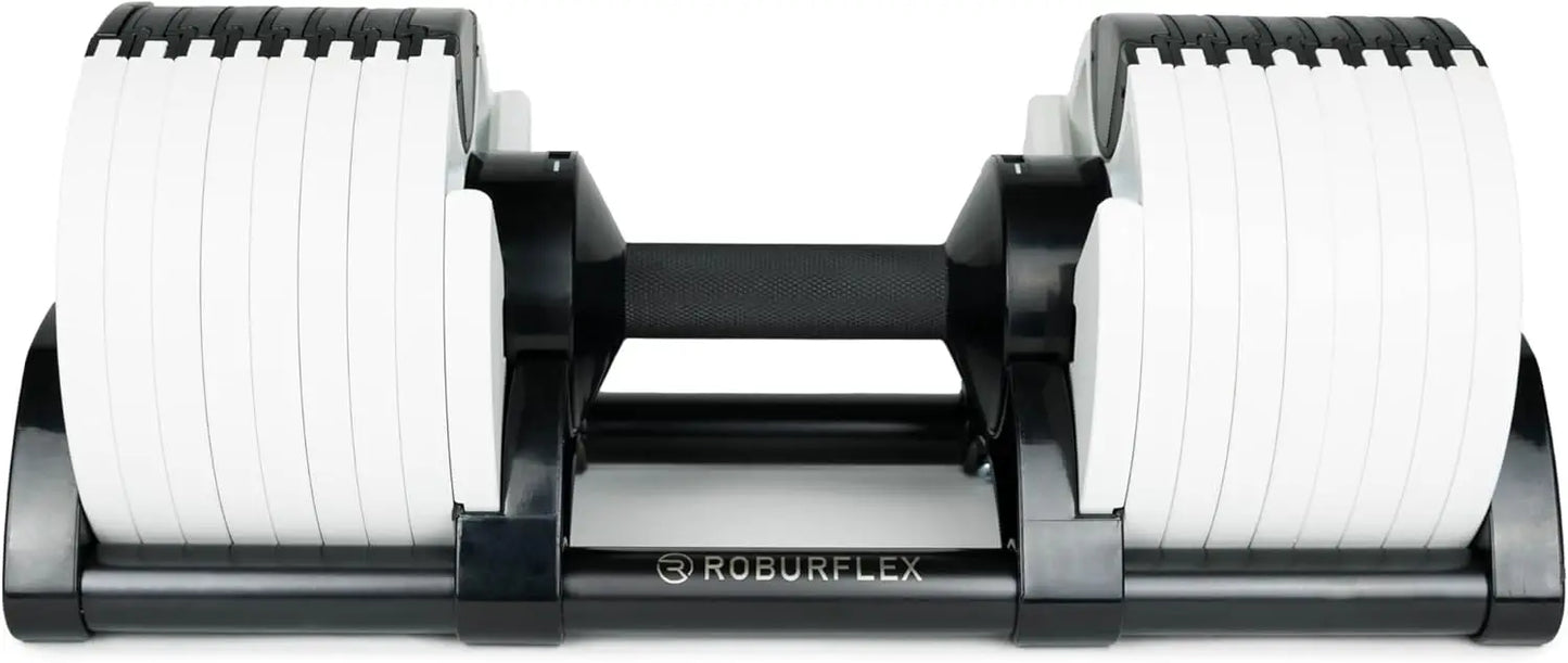 Adjustable Dumbbell 5-40lb Single, Quick Weight Change for Home Fitness