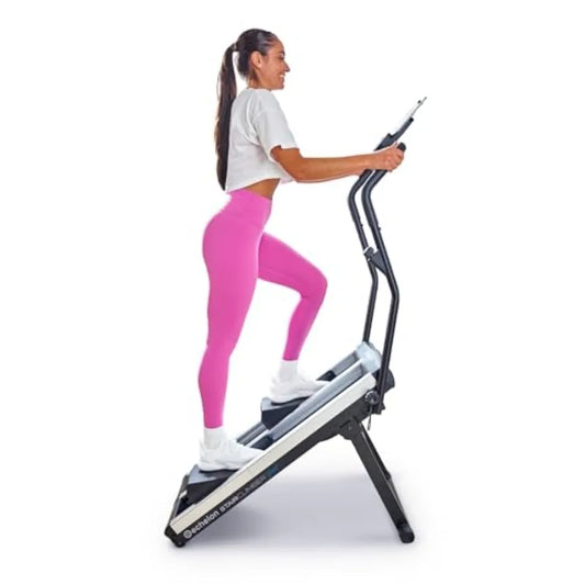 Echelon Stair Climber Sport for Low Impact Cardio at Home Foldable Design 3 Incline Levels Adjustable Resistance 3 inch Display