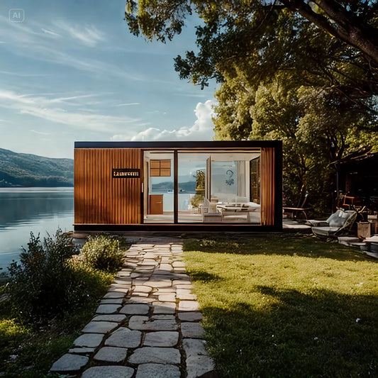 Prefab Tiny Home 20ft Modular Container House Portable Garden Shed Cosy Design Factory Direct Sale