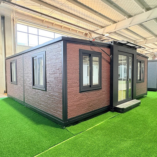 2 3 Bedroom Prefabricated Expandable Container House Prefabricated Steel Frame House Cabins 20ft 40ft Mobile Container Home