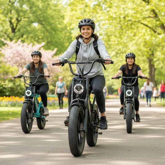 Cybervelo 20" Fat Tire All-Terrain E-Bike, 48V 20AH Detachable Battery, 1000w Motor 30MPH 80Miles+ Electric Bike for Adult EK11