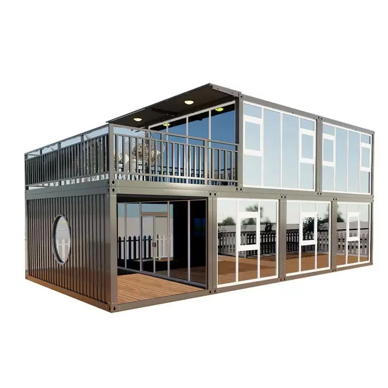 Modular Micro Office Houses Detachable Steel Container Cabins Prefabricated Mobile Living Sites for Emergency Rescue customized