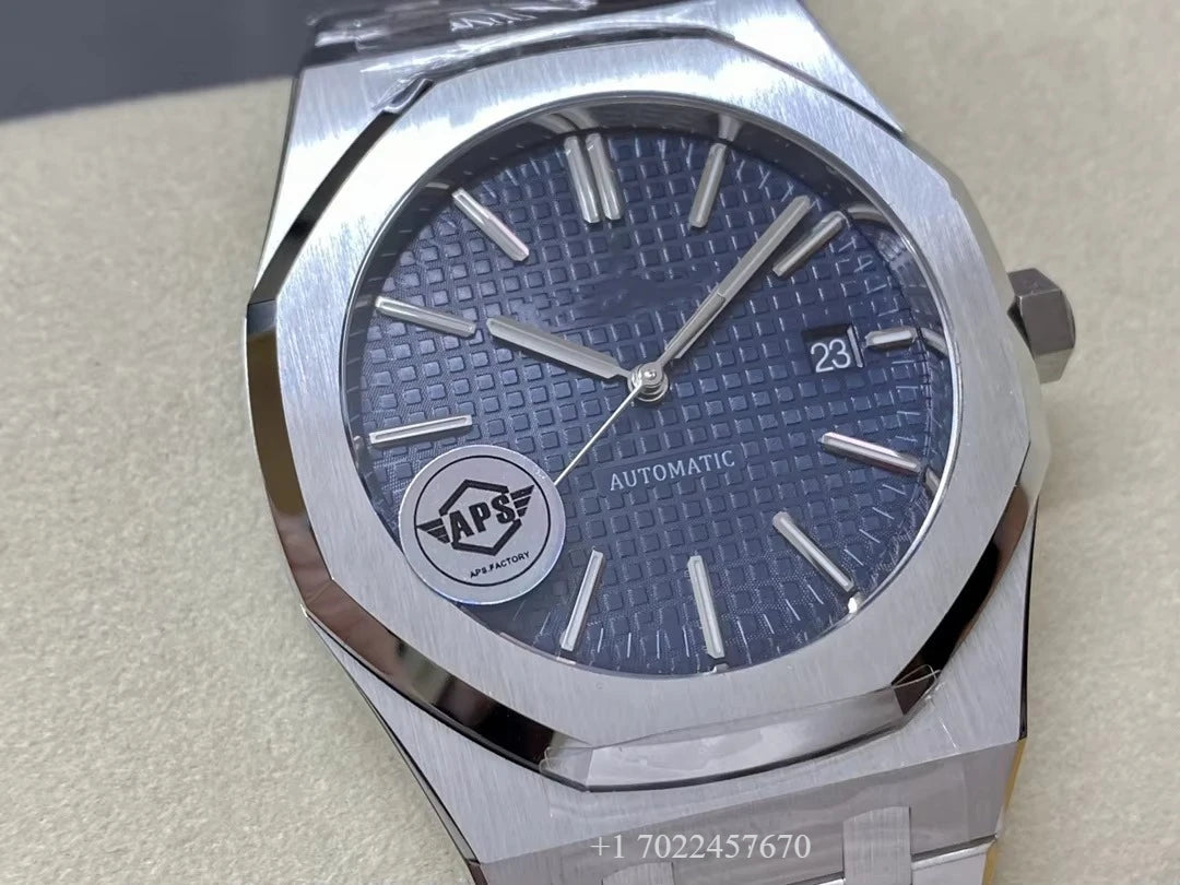 Top-grade Royal Waterproof Mechanical Watch 41mm Sapphire Crystal Stainless Steel APS Factory 3120 Power Reserve Pointer