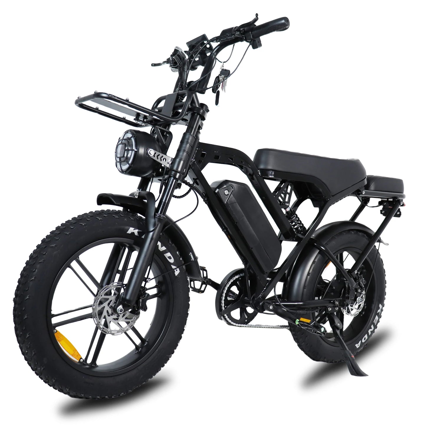 X80Pro 1000W Ebike, 20-inch fat tire electric bicycle, 48V 15Ah removable battery, 50km/h, hydraulic brakes, off-road snow bike