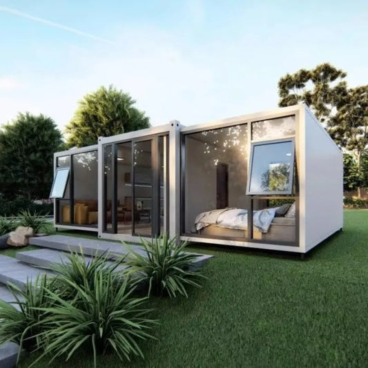 40ft Expandable Foldable House Luxury Prefab Home With Bathroom Kitchen Balcony For Villa Resort Hotel And Family Vacation Use