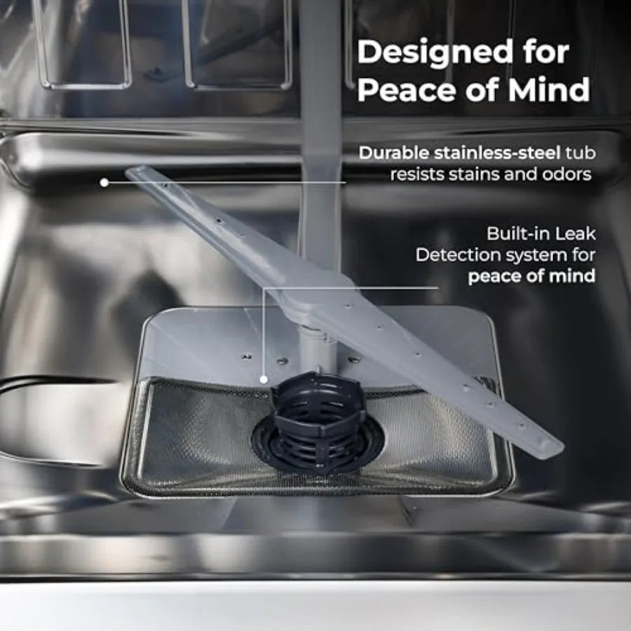 24 Built-In Dishwasher - UltraWash Plus TurboDry SmartWash EasyFlex Third Rack - 15 Place Settings - 45 DBA - ENERGY STAR Certi